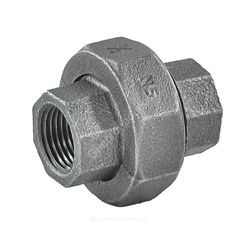 Соединитель прямой американка чугун Ду 25 (1") ВР/ВР Fittex PLUS