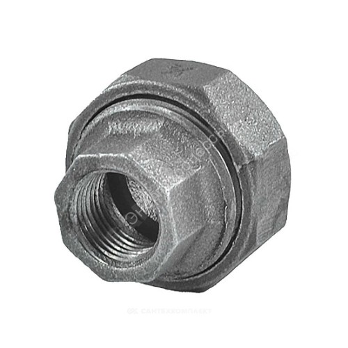 Соединитель прямой американка чугун Ду 25 (1") ВР/ВР Fittex PLUS