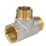 Тройник латунь никель Ду 15 (1/2") ВР/НР/НР Aquasfera 9035-01