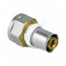 Муфта МП латунь никель пресс Дн 26х3/4" ВР ГОСТ 32415-2013 8002 Aquasfera 8002-05