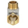 Тройник латунь никель Ду 20 (3/4") ВР/НР/НР Aquasfera 9035-02