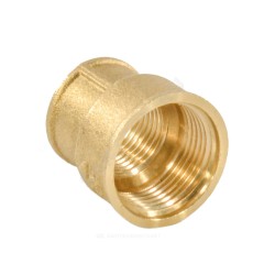 Муфта латунь переходная Ду 32х25 (1 1/4"х1") ВР/ВР VALFEX VF.240.L.114.100