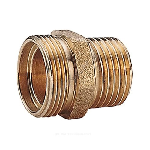 Ниппель латунь переходной Ду 20х16 (3/4") НР R180R Giacomini R180RY020