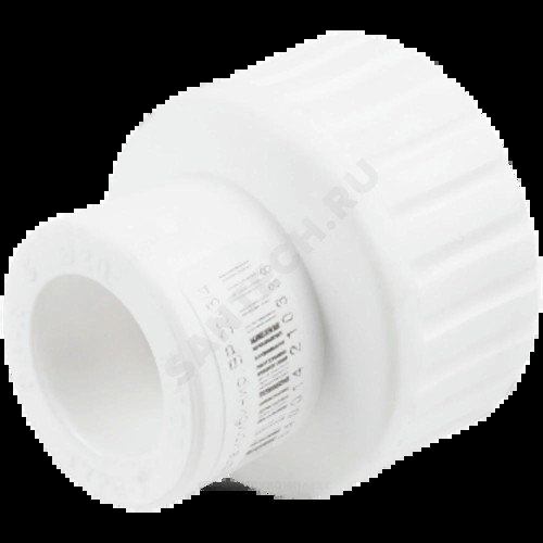 Муфта PP-R комбинированная белая Дн 25х3/4" ВР RTP (РосТурПласт) 10655