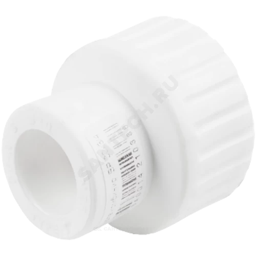 Муфта PP-R комбинированная белая Дн 25х3/4" ВР RTP (РосТурПласт) 10655