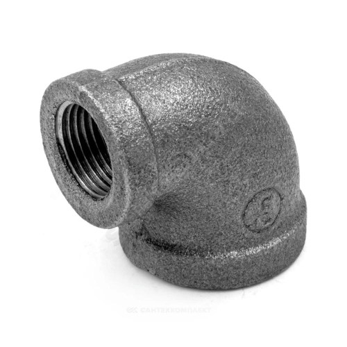 Угольник переходной чугун Ду 20х15 (3/4"х1/2") ВР/ВР Fittex PLUS