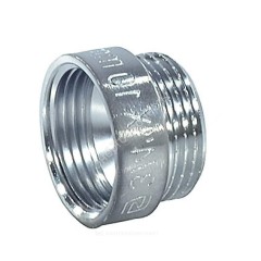 Удлинитель латунь хром Ду 15 (1/2") L=25мм ВР/НР SantechSystems