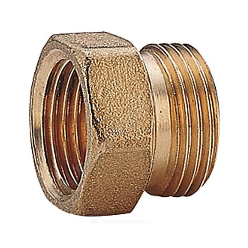 Переход латунь Ду 15х18 (1/2") ВР/НР R180FR Giacomini R180RY056