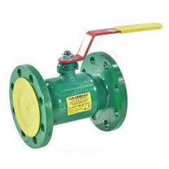 Кран шаровой сталь 11с67п Ду 125 Ру25 фл L=255мм Маршал 2Цф.00.1.025.125/100