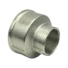 Муфта латунь никель переходная Ду 20х15 (3/4"х1/2") ВР/ВР SantechSystems
