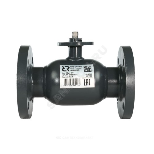 Кран шаровой сталь Jip-R Premium FF Ду 150 Ру25 фл под электропривод ISO F10 Ридан 065N0352GR