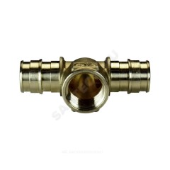 Тройник для PE-X труб радиальный латунь Дн 20х1/2"х20 ВР GX154 Giacomini GX154Y034