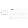 Муфта латунь никель переходная Ду 20х15 (3/4"х1/2") ВР/ВР VALFEX VF.240.N.034.012