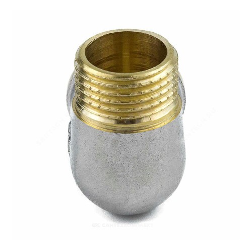 Угольник латунь никель Ду 20 (3/4") ВР/НР 9002 ГОСТ 32585-2013 Aquasfera 9002-02