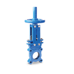 ШИБЕРНО-НОЖЕВАЯ МЕЖФЛАНЦЕВАЯ ЗАДВИЖКА С ПНЕВМОПРИВОДОМ FAF6500 Ду125 PN16
