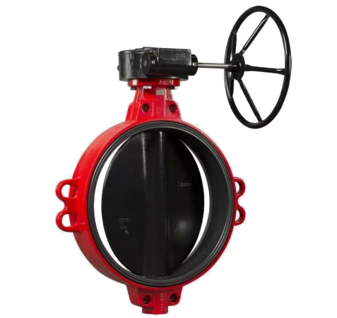 Затвор дисковый поворотный чугун ЗПТС-FL(W)-3-900-MDV-HT Ду900 Ру10 диск - чугун, м/ф, EPDM HT, ред.
