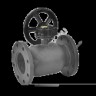 Кран шаровой сталь 11с67п Ду 150 Ру25 фл L=380мм с редуктором FORTECA 183.2.150.025