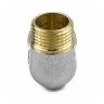Угольник латунь никель Ду 25 (1") ВР/НР 9002 ГОСТ 32585-2013 Aquasfera 9002-03