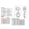 Затвор дисковый поворотный чугун VPI4448R-N04EP Ду 125 Ру16 межфл с электроприводом 380В диск чугун манжета EPDM Tecofi VPI4448R-N04EP0125