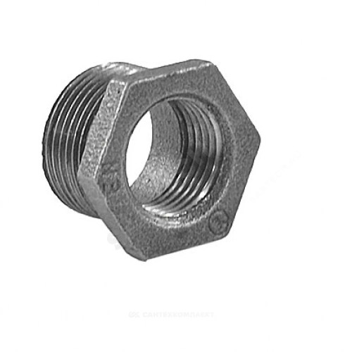 Футорка чугун Ду 40х25 (1 1/2"х1") НР/ВР Fittex PLUS