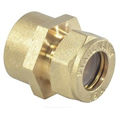 Муфта латунь 50Aх2" обжим/ВР STAHLMANN SSFL500002BEF