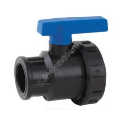 Кран шаровой компрессионная 1 1/4"x1 1/4" ВР/ВР Ру10 RTP (РосТурПласт) 16359