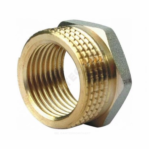 Футорка латунь Ду 15 (1/2"хМ10х1) под термодатчик НР/ВР Апогей 310010