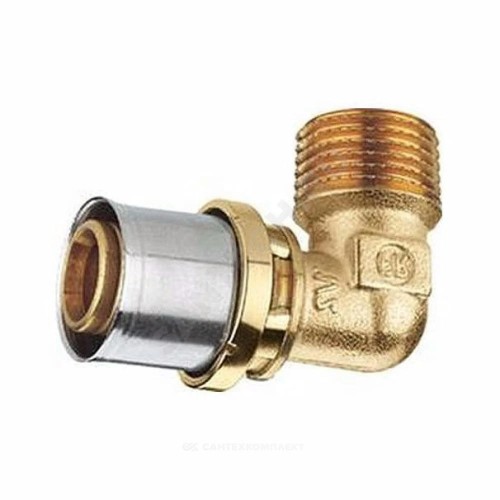 Угольник МП/PE-X латунь пресс Дн 40х1 1/2"х90гр НР RM127 Giacomini RM127Y076