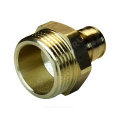 Муфта для PE-X труб радиальная латунь Дн 20х3/4" НР РОС
