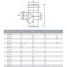 Тройник НПВХ коричневый Дн 160х110х87гр б/нап в/к Агригазполимер