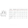 Тройник PP-R комбинированный белый Дн 25х1/2" ВР PRO VALFEX 10127125-PRO
