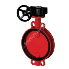 Затвор дисковый поворотный чугун VPI4448R-08EP Ду 300 Ру16 межфл с редуктором диск чугун манжета EPDM Tecofi VPI4448R-08EP0300