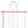 Клапан обратный латунь поворотный N5 Ду 40 Ру16 Тмакс=110 оС ВР 1 1/2" заслонка латунь+NBR Giacomini N5Y007