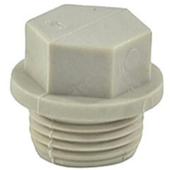 Заглушка (пробка) PP-R серая Дн 25х3/4" НР VALFEX 10163025Г