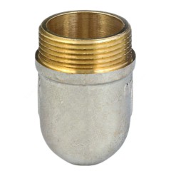 Угольник латунь никель реборда Ду 50 (2") ВР/НР 9006 ГОСТ 32585-2013 Aquasfera 9006-06