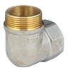 Угольник латунь никель реборда Ду 50 (2") ВР/НР 9006 ГОСТ 32585-2013 Aquasfera 9006-06