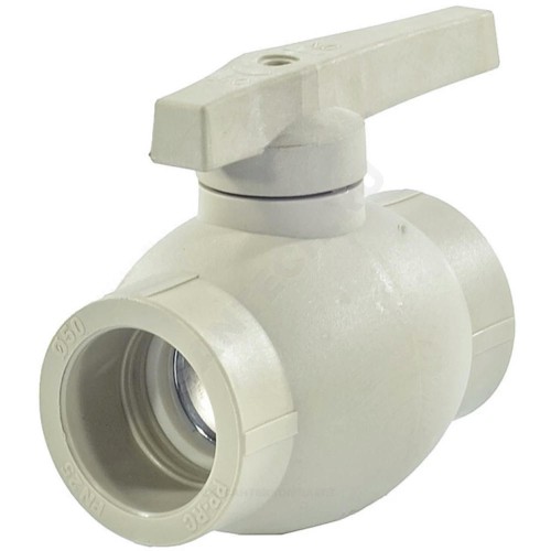Кран шаровой PP-R серый Дн 50 внутренняя пайка VALFEX 10144050Г