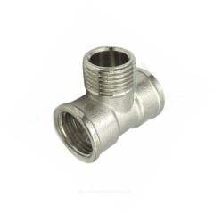 Тройник латунь никель Ду 15 (1/2") ВР/НР/ВР SantechSystems