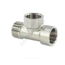 Тройник латунь никель Ду 15 (1/2") ВР/ВР/НР SantechSystems