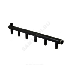 Коллектор сталь Ду 32 1/2" НР на 9 вых 1/2" НР м/о 150мм Элит-Металл 2029-ст