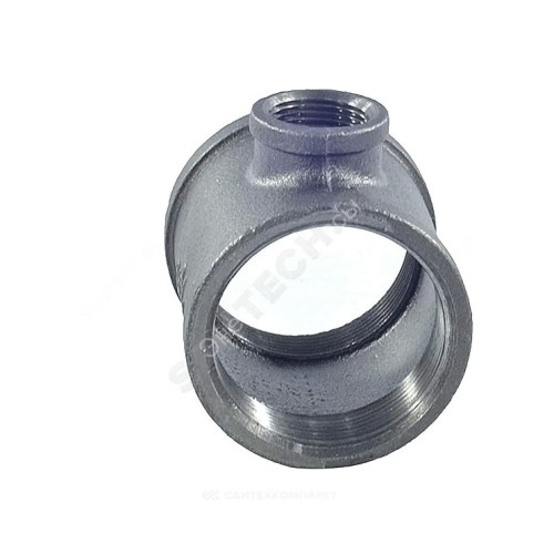 Тройник переходной чугун Ду 25х15 (1"х1/2") ВР/ВР Fittex PLUS
