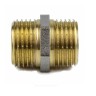 Ниппель латунь никель Ду 40 (1 1/2") НР 9022 ГОСТ 32585-2013 Aquasfera 9022-05