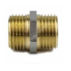 Ниппель латунь никель Ду 50 (2") НР 9022 ГОСТ 32585-2013 Aquasfera 9022-06