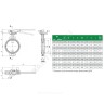 Затвор дисковый поворотный чугун VPI4448R2C-02EP Ду 250 Ру16 межфл с рукояткой диск чугун манжета EPDM с концевыми выключателями Tecofi VPI4448R2C-02EP0250