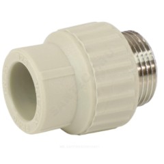 Муфта PP-R комбинированная серая Дн 25х1" НР VALFEX 10130225Г