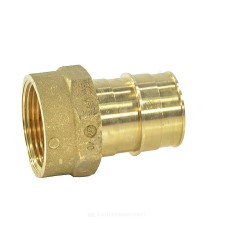 Муфта для PE-X труб радиальная латунь Дн 32х1/2" ВР РОС