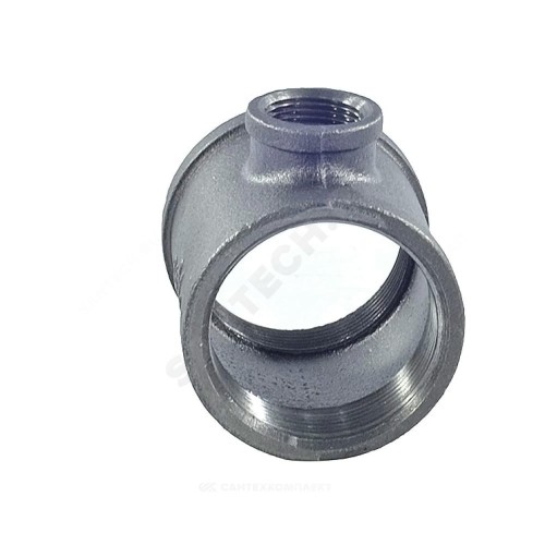 Тройник переходной чугун Ду 40х32 (1 1/2"х1 1/4") ВР/ВР Fittex PLUS