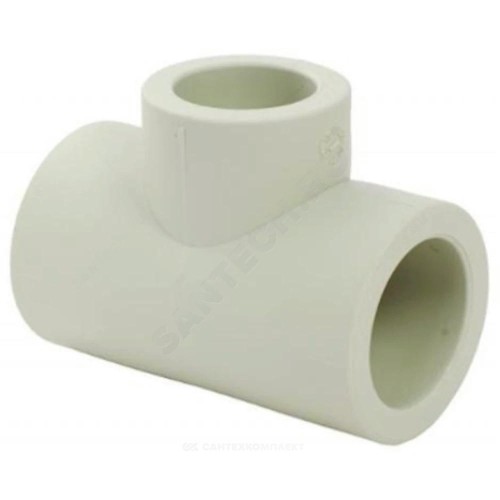 Тройник PP-R переходной серый Дн 110х63х110 внутренняя пайка VALFEX 10106310Г