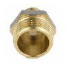 Ниппель латунь никель переходной Ду 32х20 (1 1/4"х3/4") НР 9023 ГОСТ 32585-2013 Aquasfera 9023-07