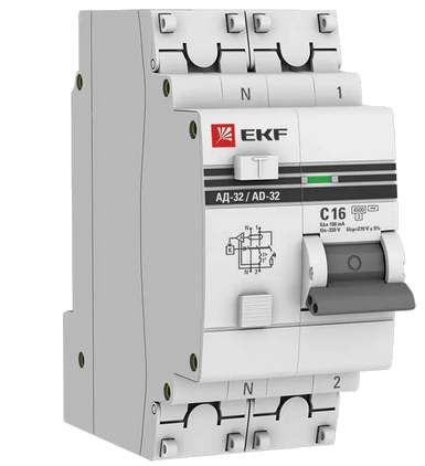 Выключатель автоматический 3P 32А (D) 6кА ВА 47-63 EKF PROxima